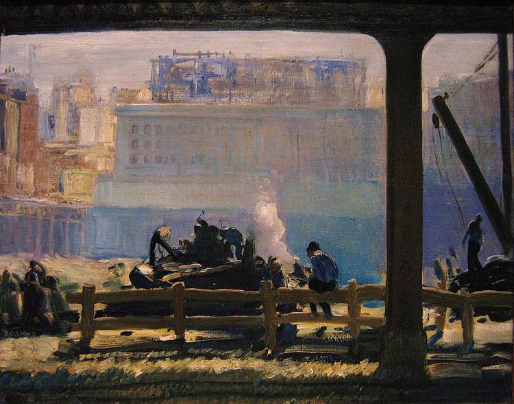 George Wesley Bellows Blue Morning Norge oil painting art